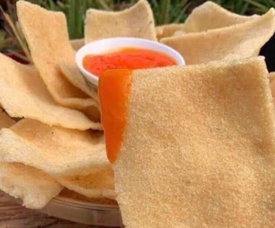 Bánh phồng tôm cà mau trọng lượng 1kg