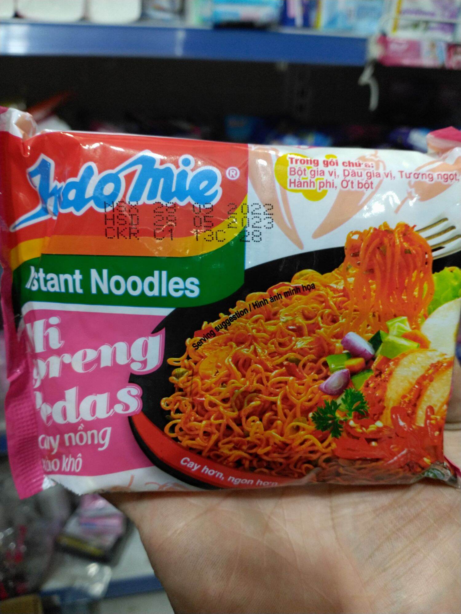 Mì indomie gói các vị
