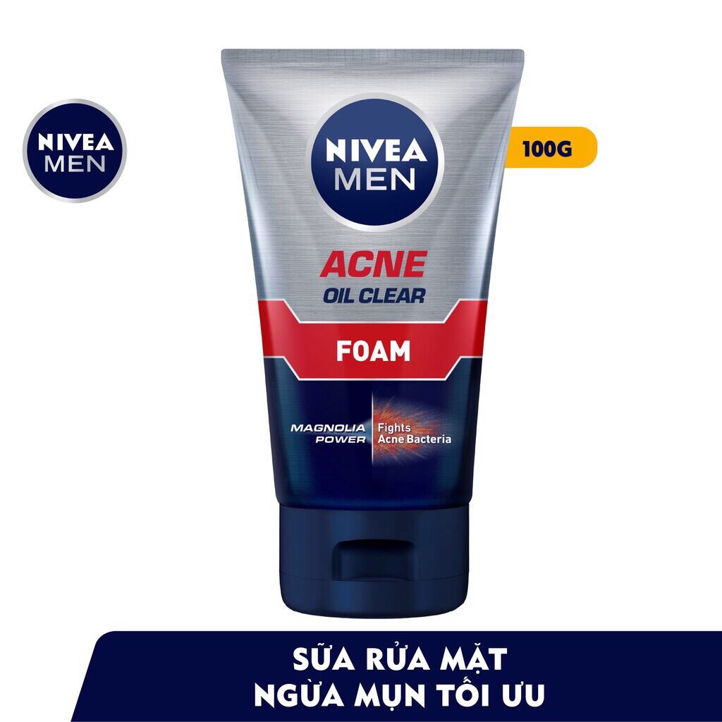 Sữa rửa mặt nivea ngăn ngừa mụn 100g