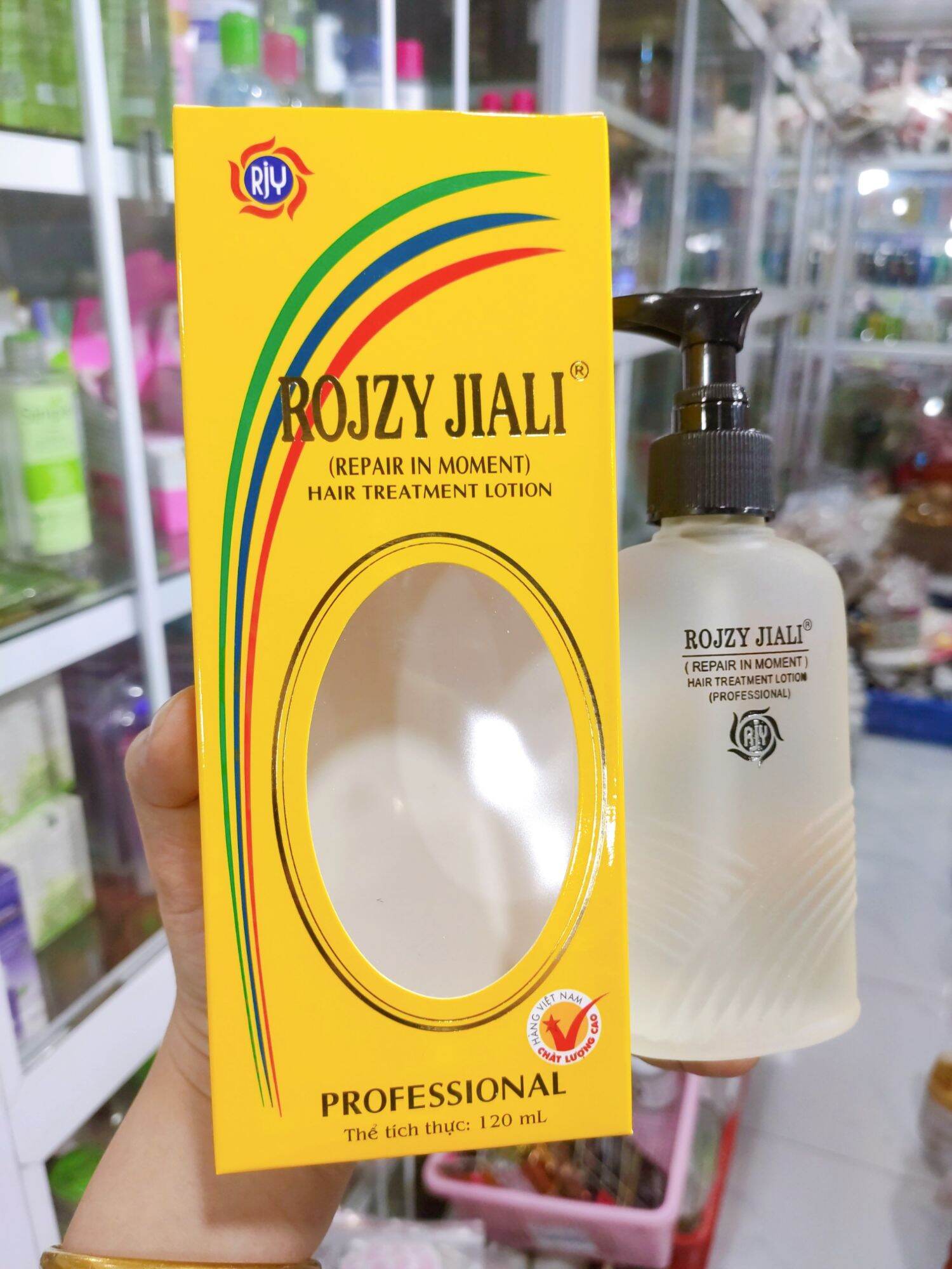 Dầu dưỡng bóng tóc, mượt tóc giảm gãy rụng tóc rojzy jiali 120ml
