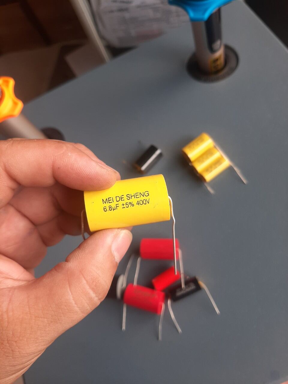 Tụ phân tần loa treble MEIDESHENG 400V_Giá 1 tụ