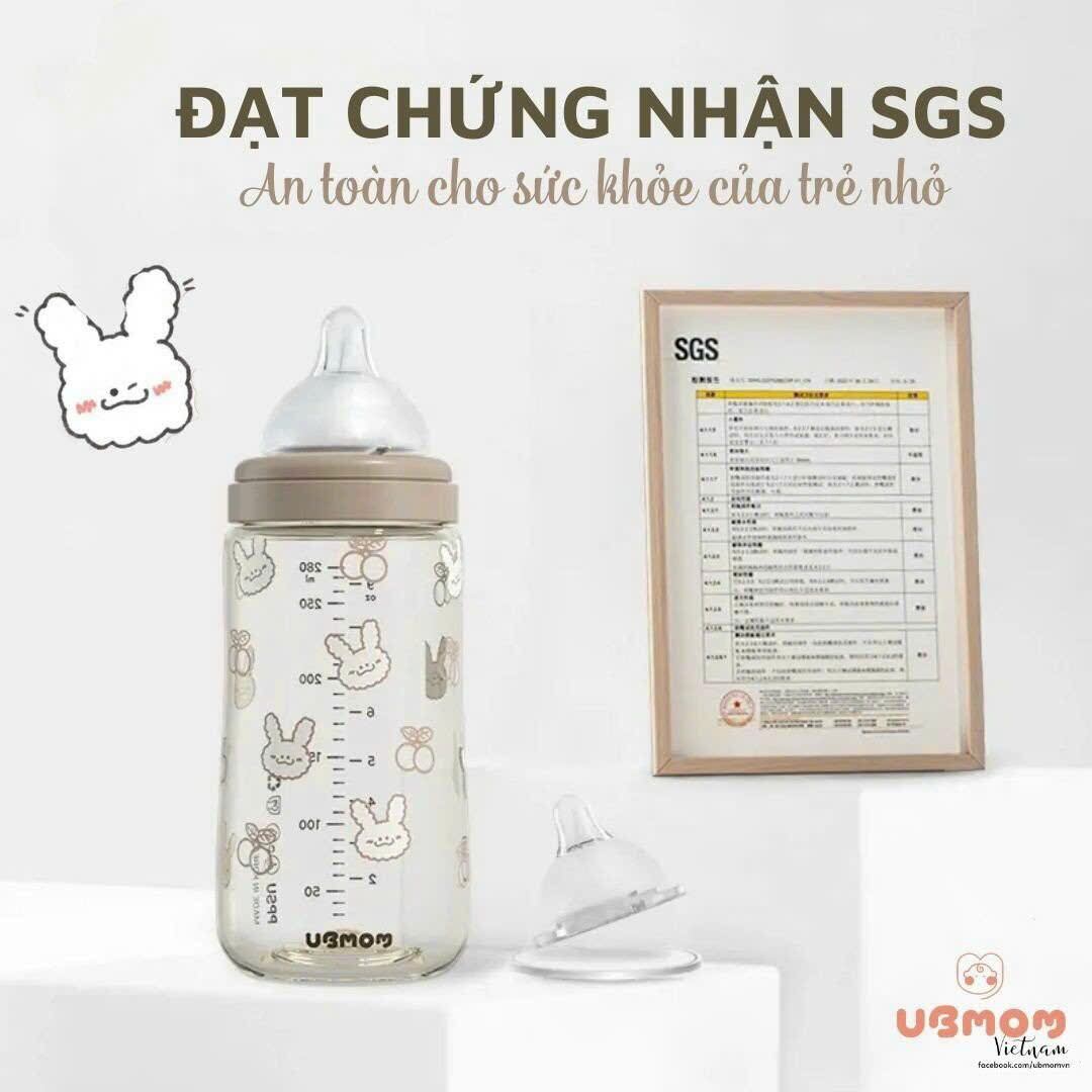 Núm ty bình sữa Ubmom Hàn Quốc size S, M, L +