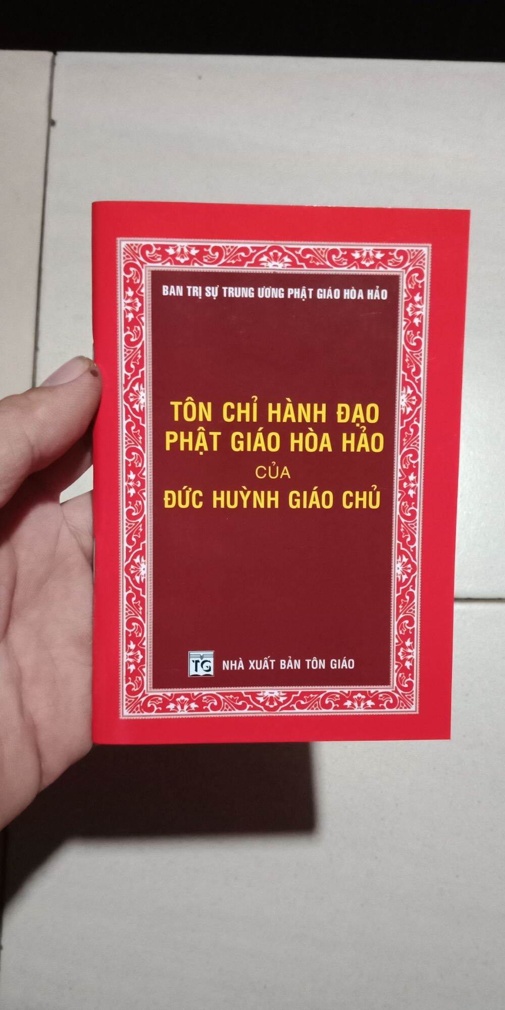 Tôn chỉ hành đạo pghh 1 quyển nhỏ