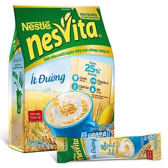 Ngũ cốc Nestvita ít đường / có đường 400g