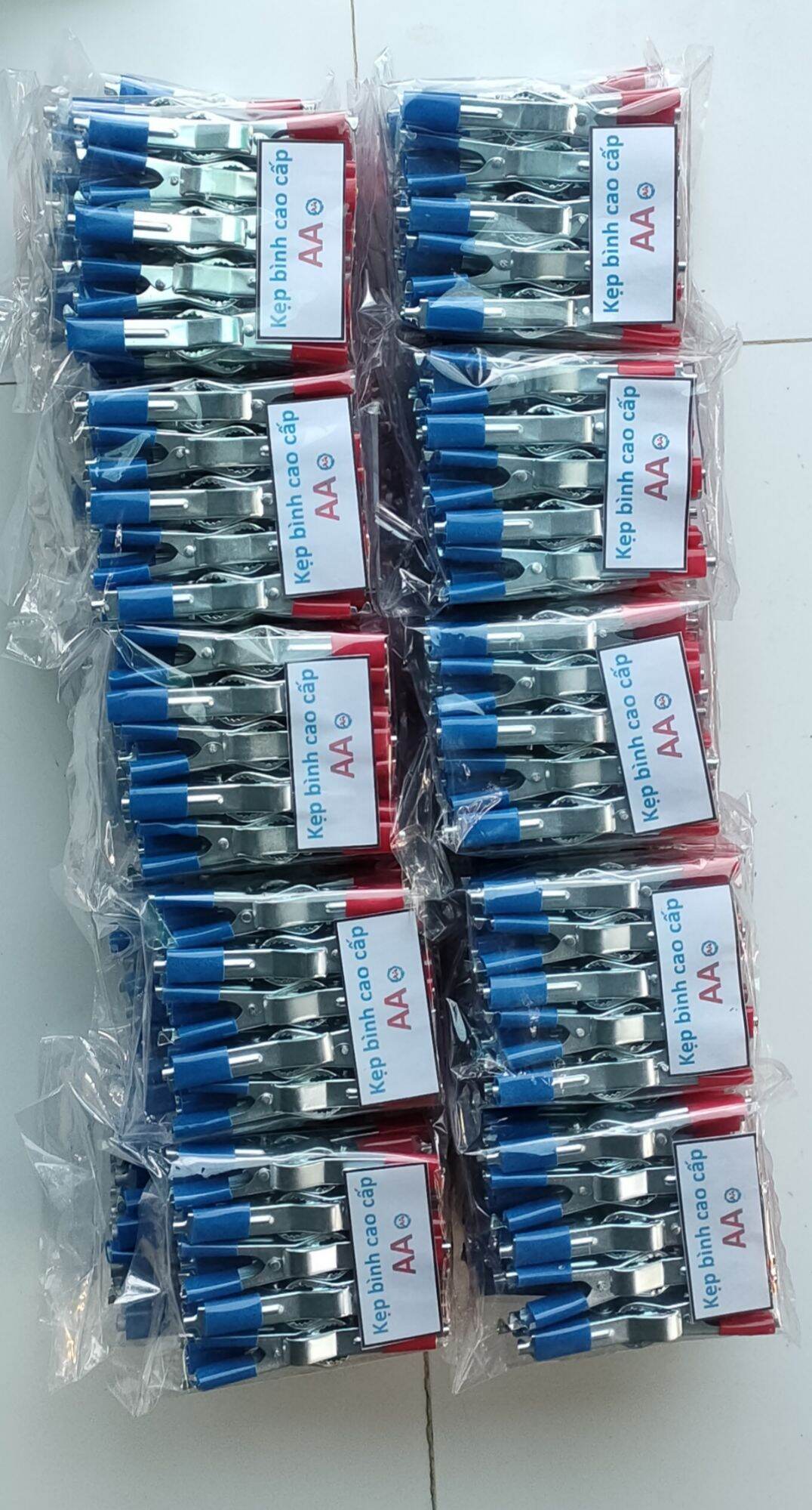 100 CẶP KẸP BÌNH XI CAO CẤP A A XANH ĐỎ