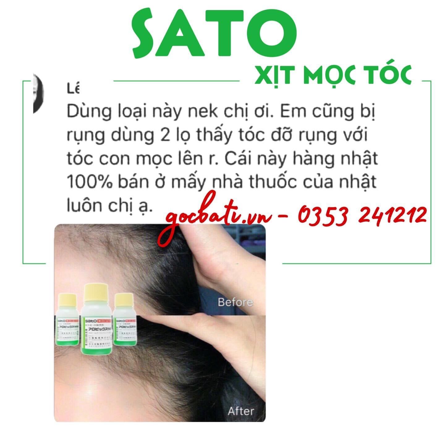 TINH CHẤT KÍCH MỌC TÓC SATO