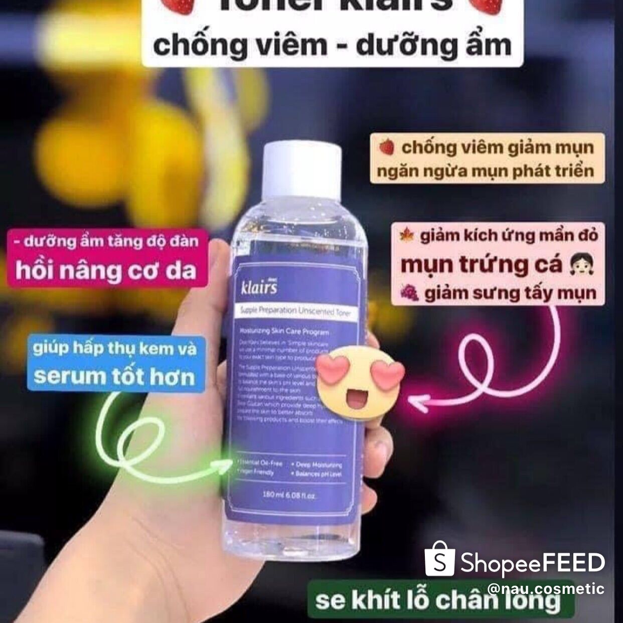 Toner Klairs không mùi