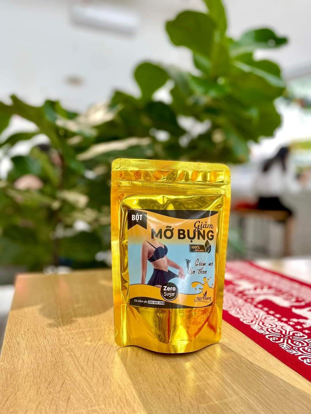 Bột giảm_mỡ mị hương 250gr - hoàn toàn từ gạo lứt, yến mạch, mè đen, lá sen, chè vằng