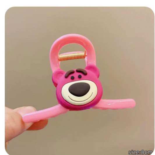Set 4 cái Kẹp tóc kẹp càng cua dễ thương gấu dâu kuromi hot trend