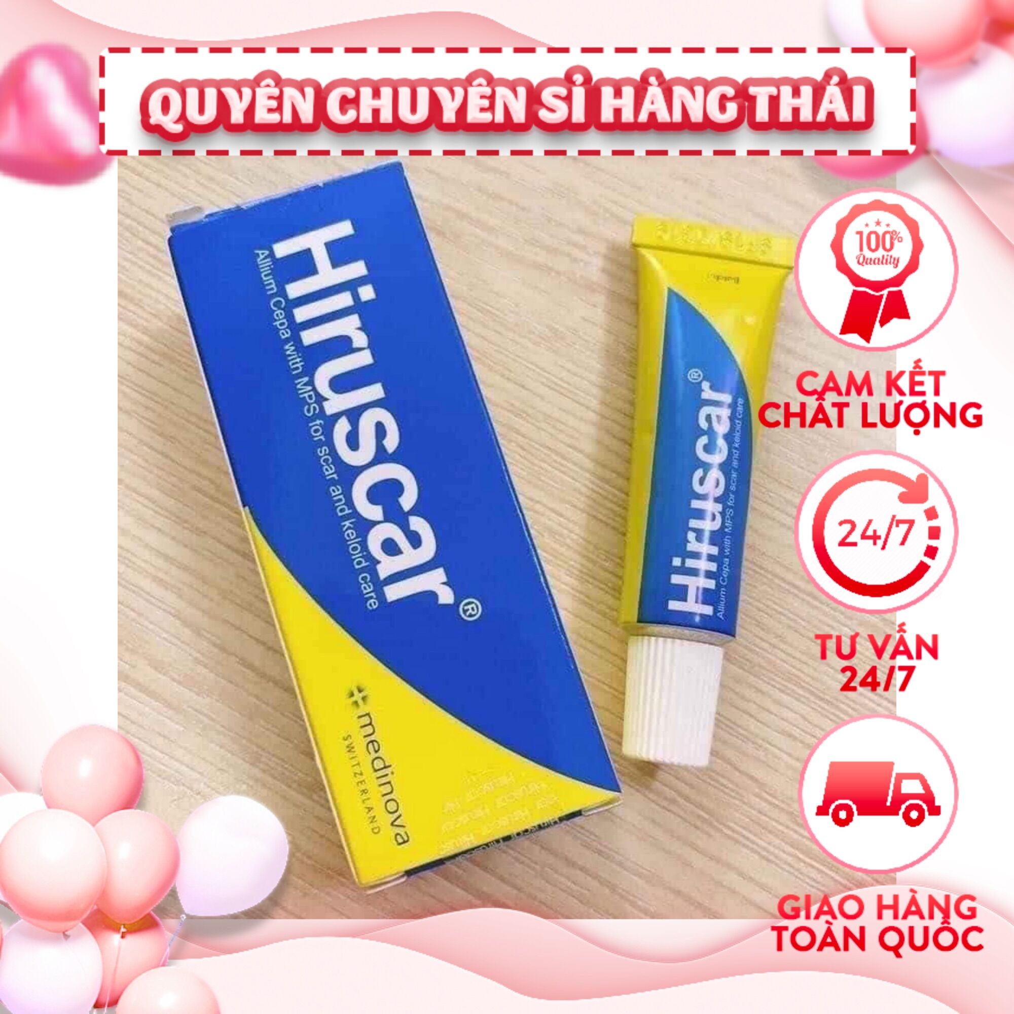 Kem bôi sẹo hiruscar thái lan