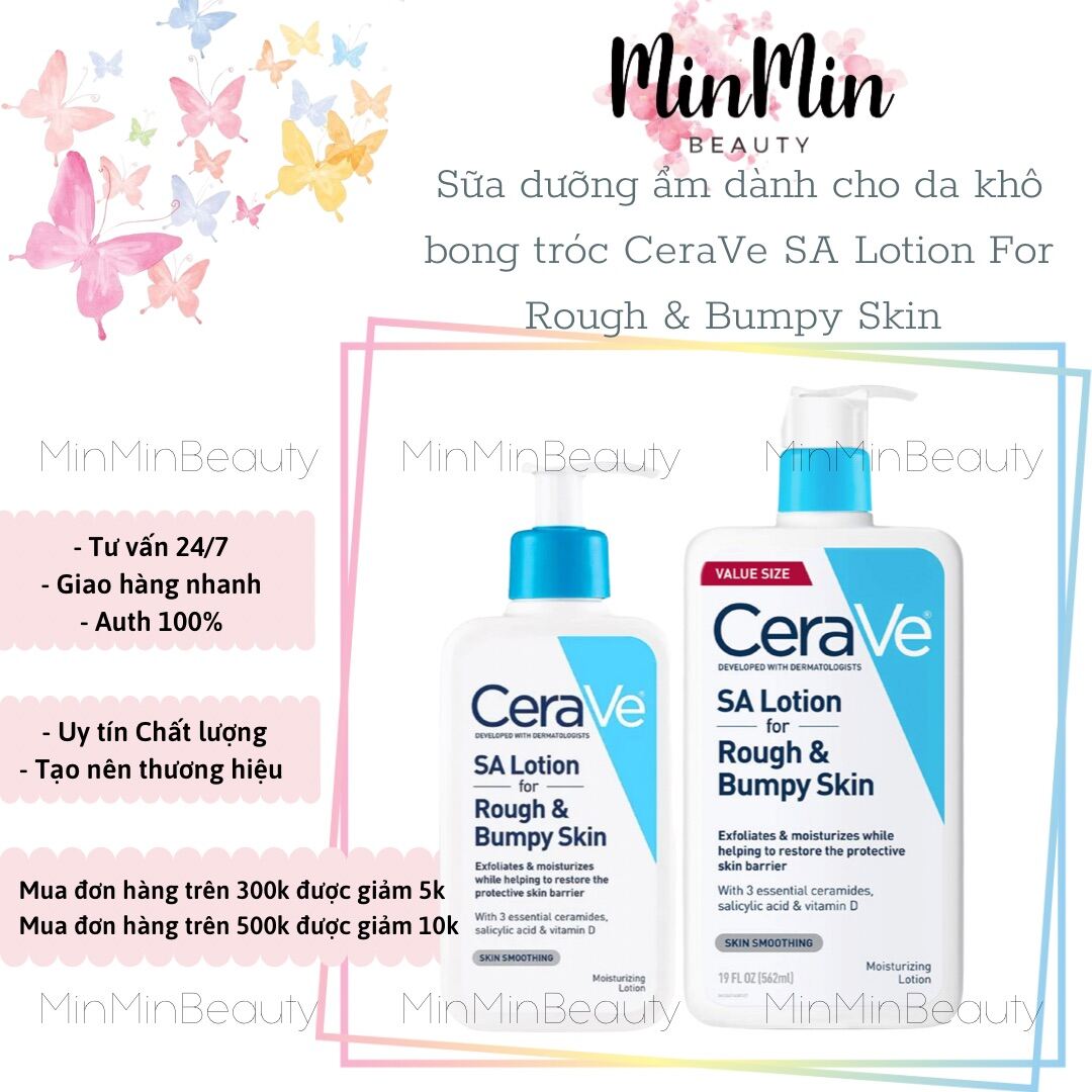 Sữa dưỡng ẩm dành cho da khô CeraVe SA Lotion Rough and Bumpy Skin