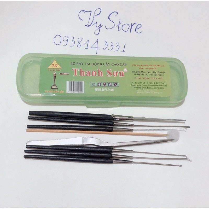 Bộ Ráy Tai 8 Món - Dụng Cụ Ráy Tai Chính Hiệu Thanh Sơn