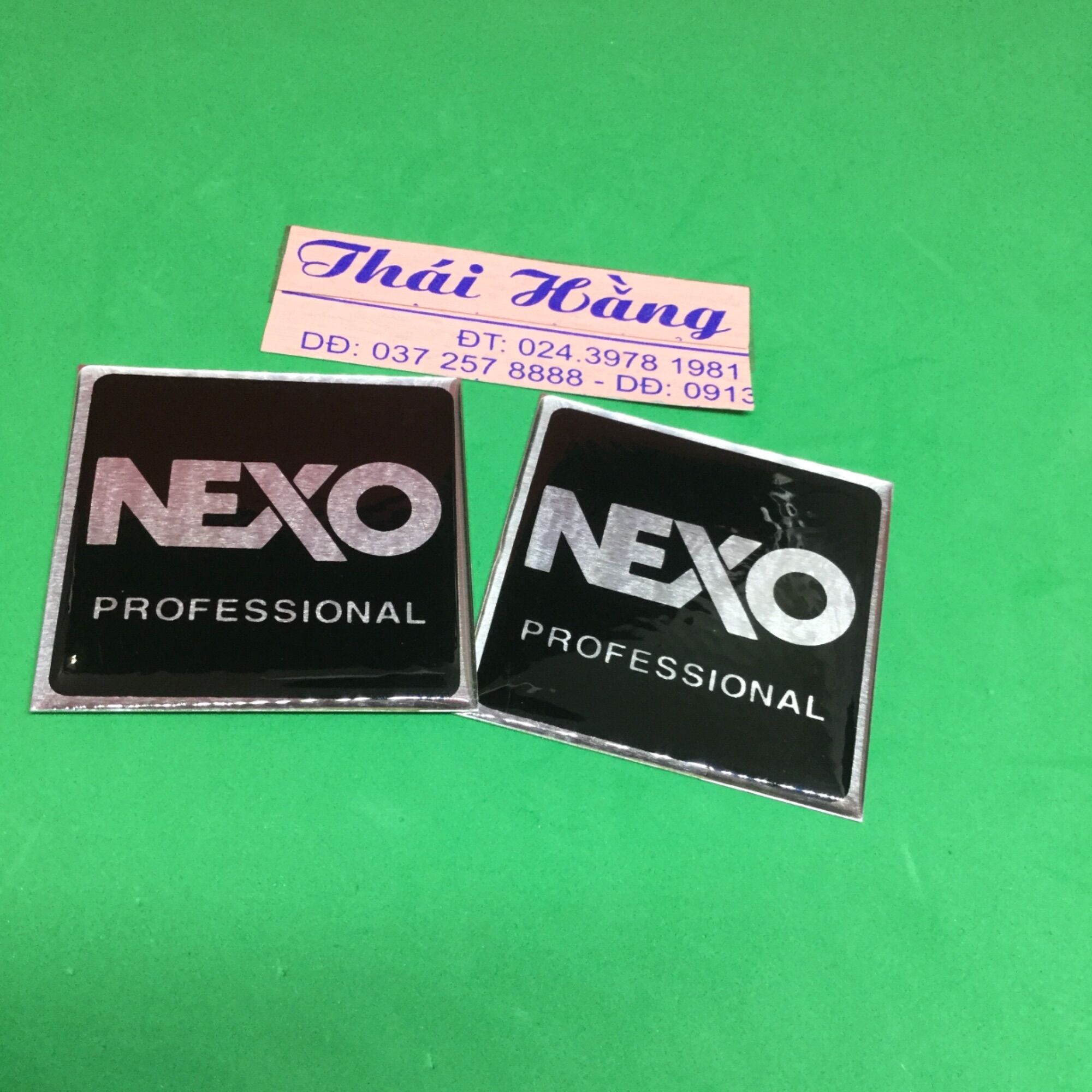 1 đôi Tem chữ cho loa NEXO -PROFESSIONAL