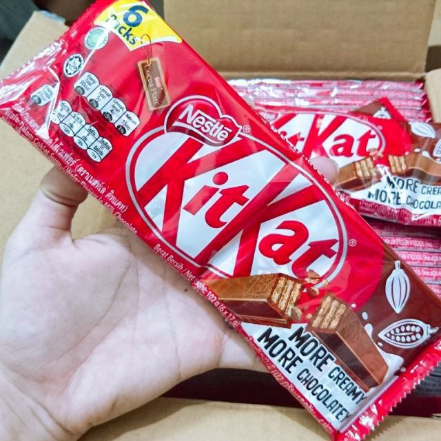 Kitkat Socola Gói 6 Thanh 102gram Date 3/2024