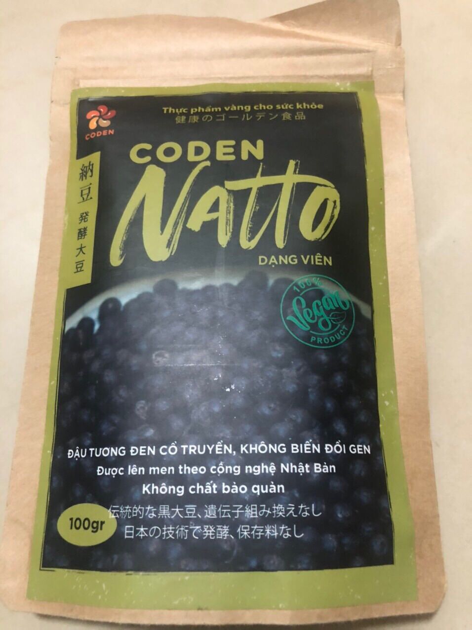 Natto viên đậu tương đen