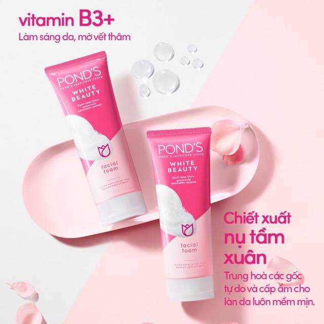 Sữa rửa mặt trắng da ponds loại 50g