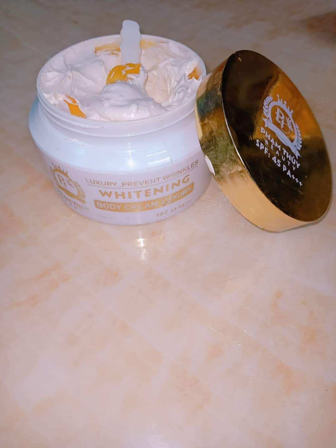 Kem body cốt luxury siêu trắng spf45+