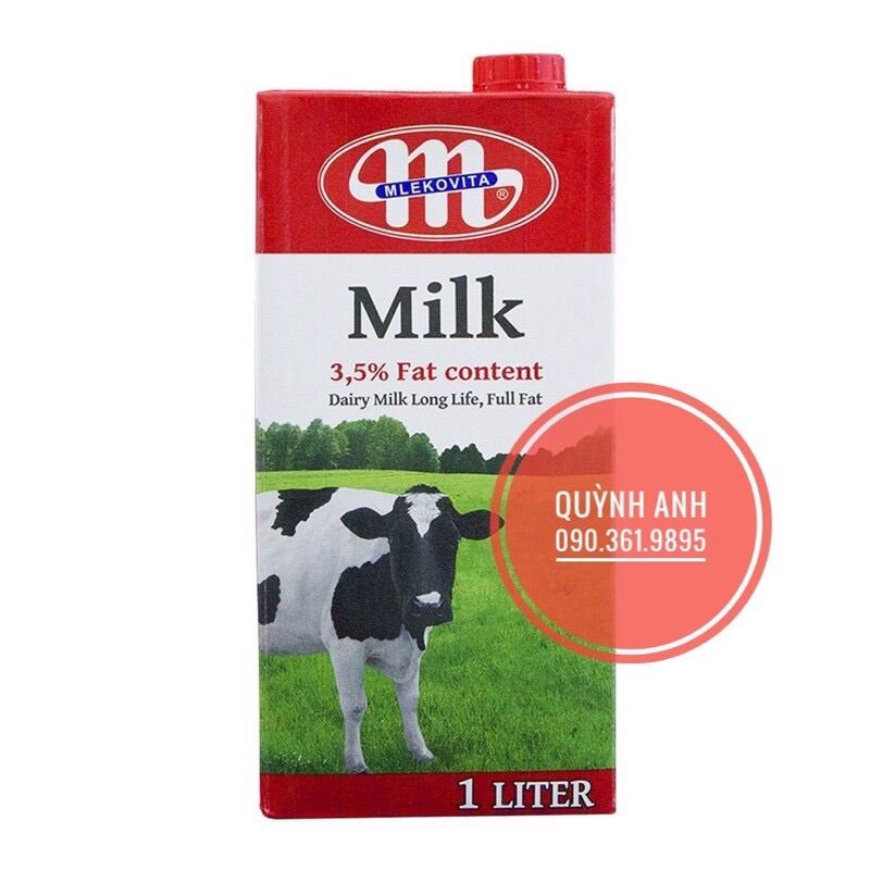 Sữa tươi tiệt trùng mlekovita 1l - ảnh sản phẩm 1