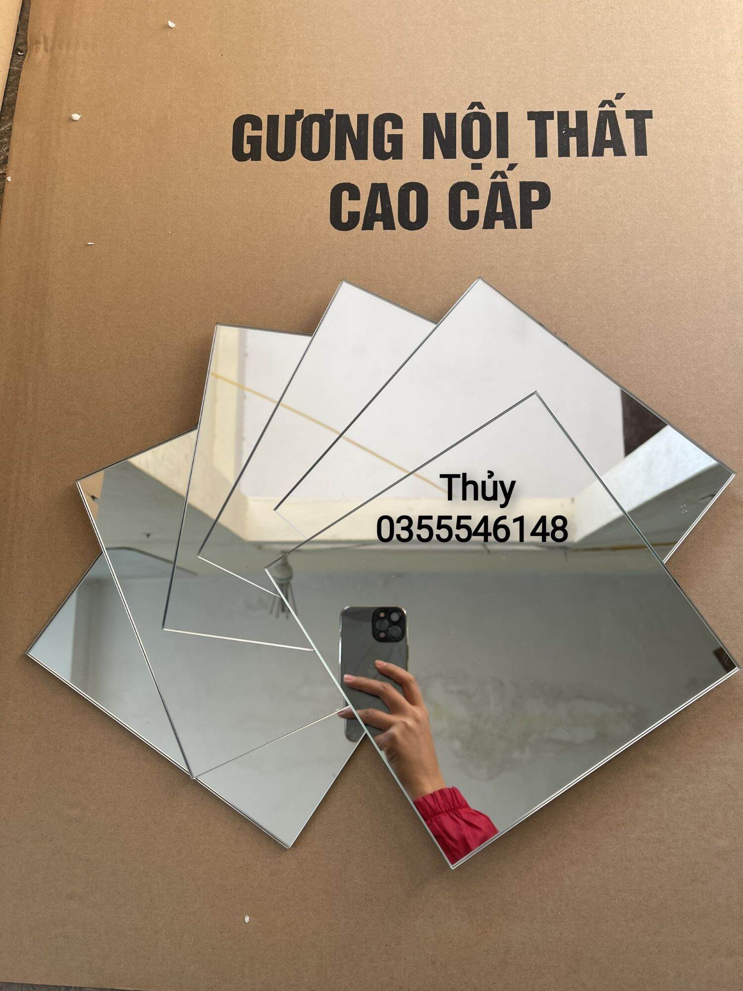 Gương dán tường, gương ghép soi toàn thân HÀNG HOT, GIÁ XƯỞNG gương vuông kích thước 20x20cm