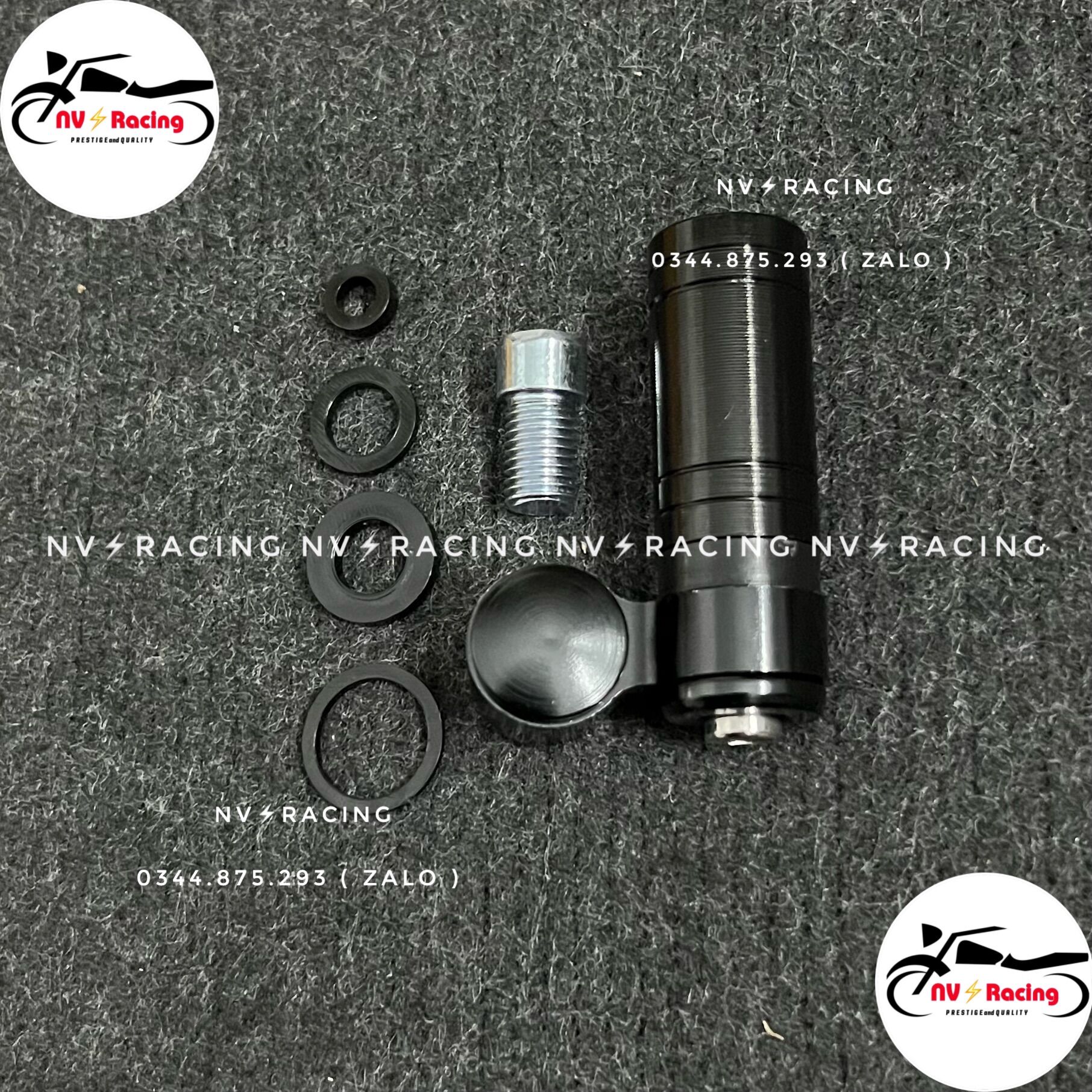 [ Chính hãng ] Chân kính xoay 360 độ nhôm CNC ( tặng kèm bộ ron )