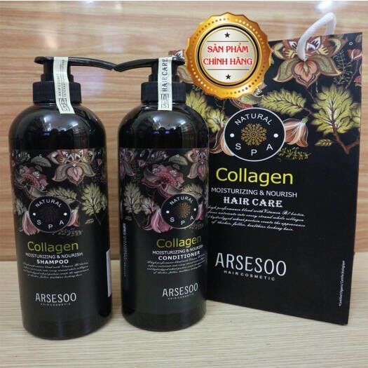 Dầu cặp gội xả Collagen ARSESOO hàng chuẩn