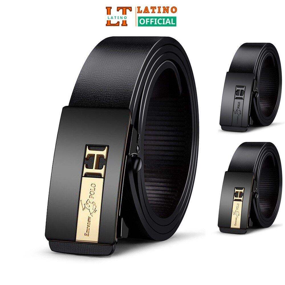 Thắt lưng nam bản nhỏ Emrennew Polo, dây nịt nam cao cấp khoá tự động giấu dây, dây thắt lưng nam chữ H