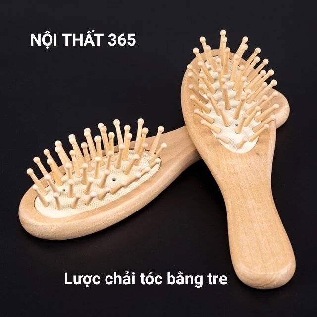 Lược chải tóc bằng tre/ gỗ, lược mềm, massage đầu