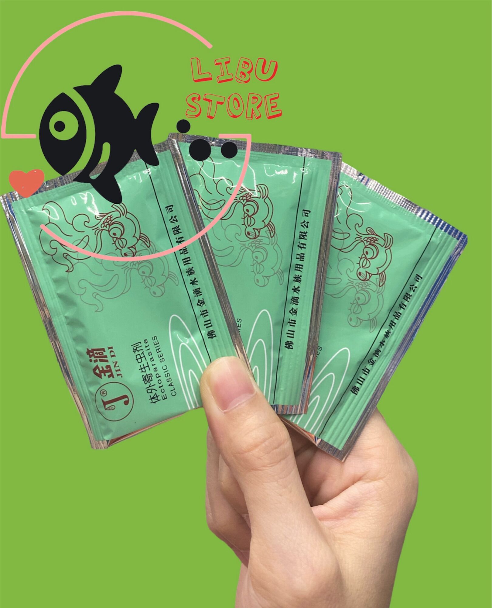 Jindi xanh diệt rận nước - 1 gói