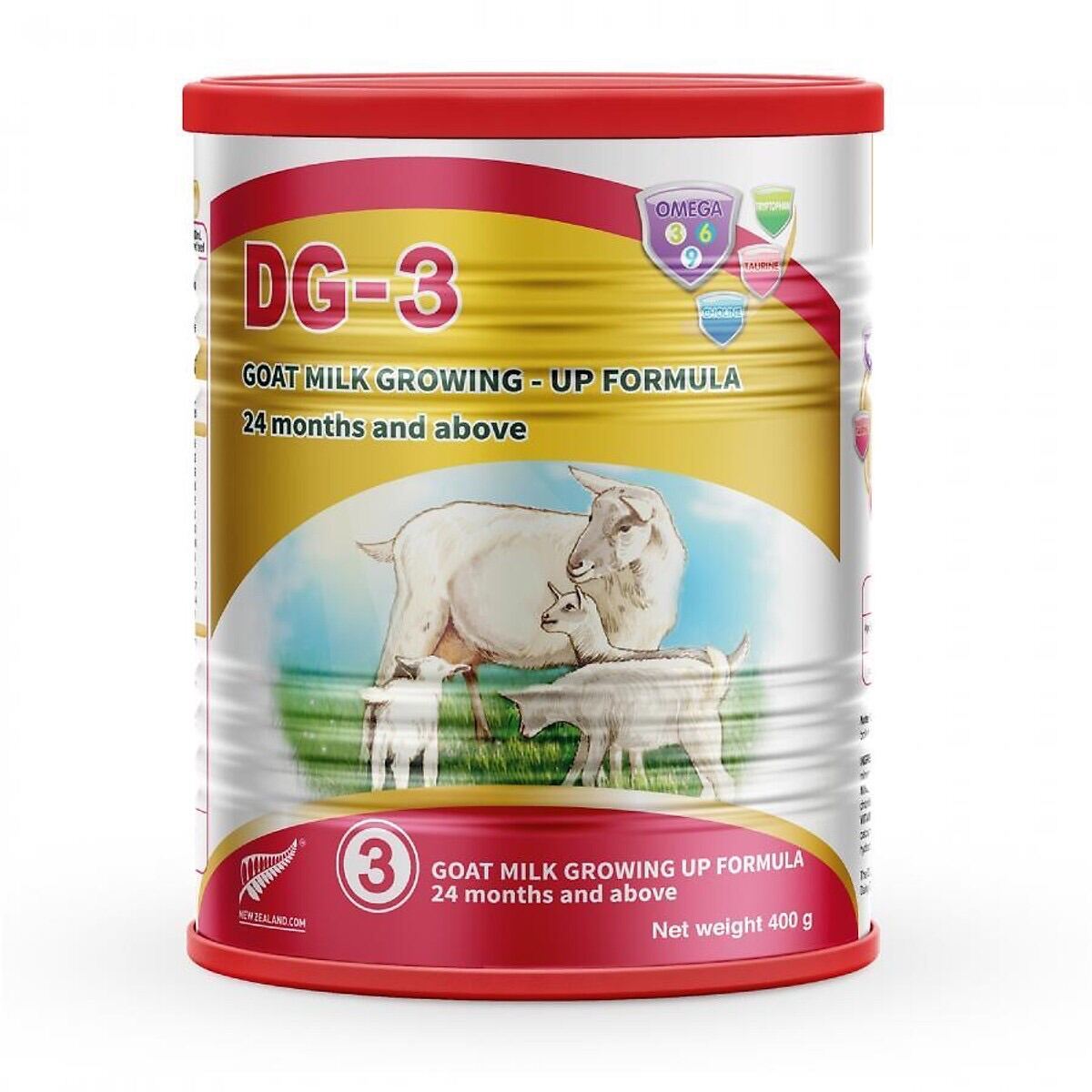 Sữa dê DG3 400g dành cho trẻ trên 12 tháng dị ứng đạm sữa bò( date: 2025)