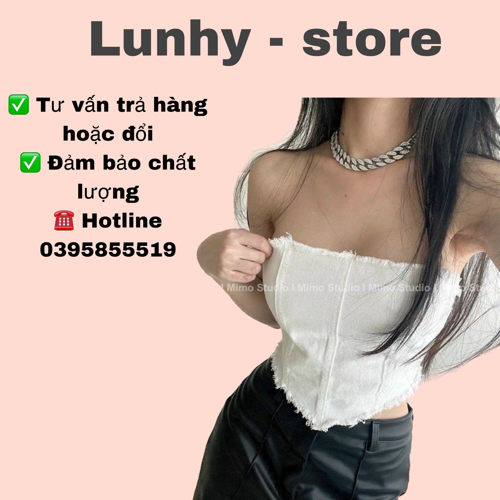 Áo Ống Croptop Nữ Kiểu Ôm Sexy Chất kaki co dãn Dễ Phối