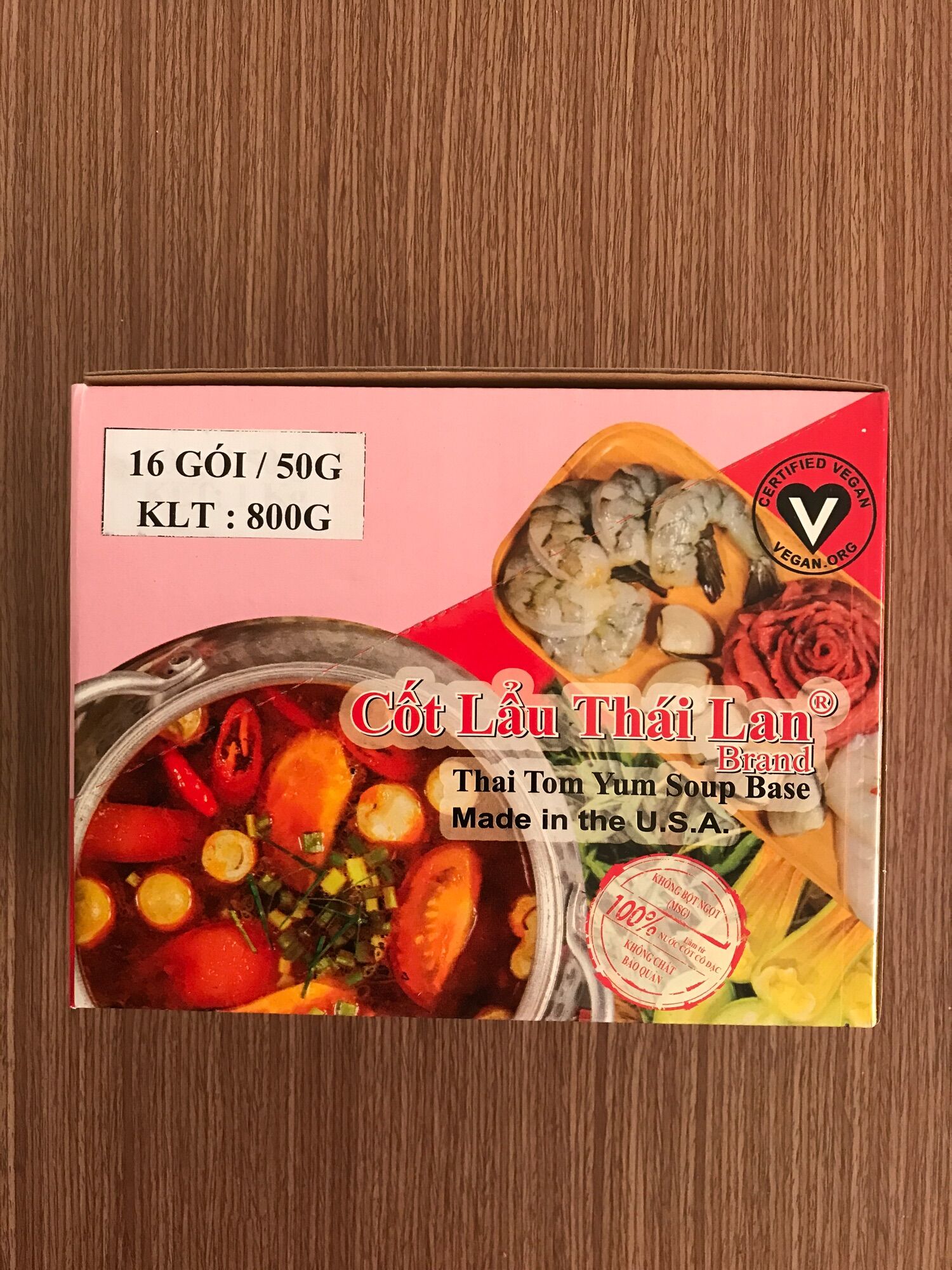 Nước dùng cô đặc nấu lẩu Thái
