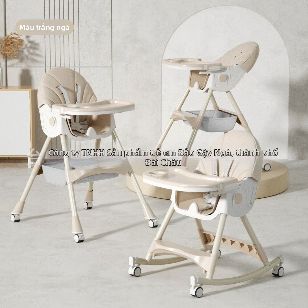 SHANNAIER | Ghế Ăn Dặm Đa Năng Gấp Gọn Tiện Lợi Cho Bé