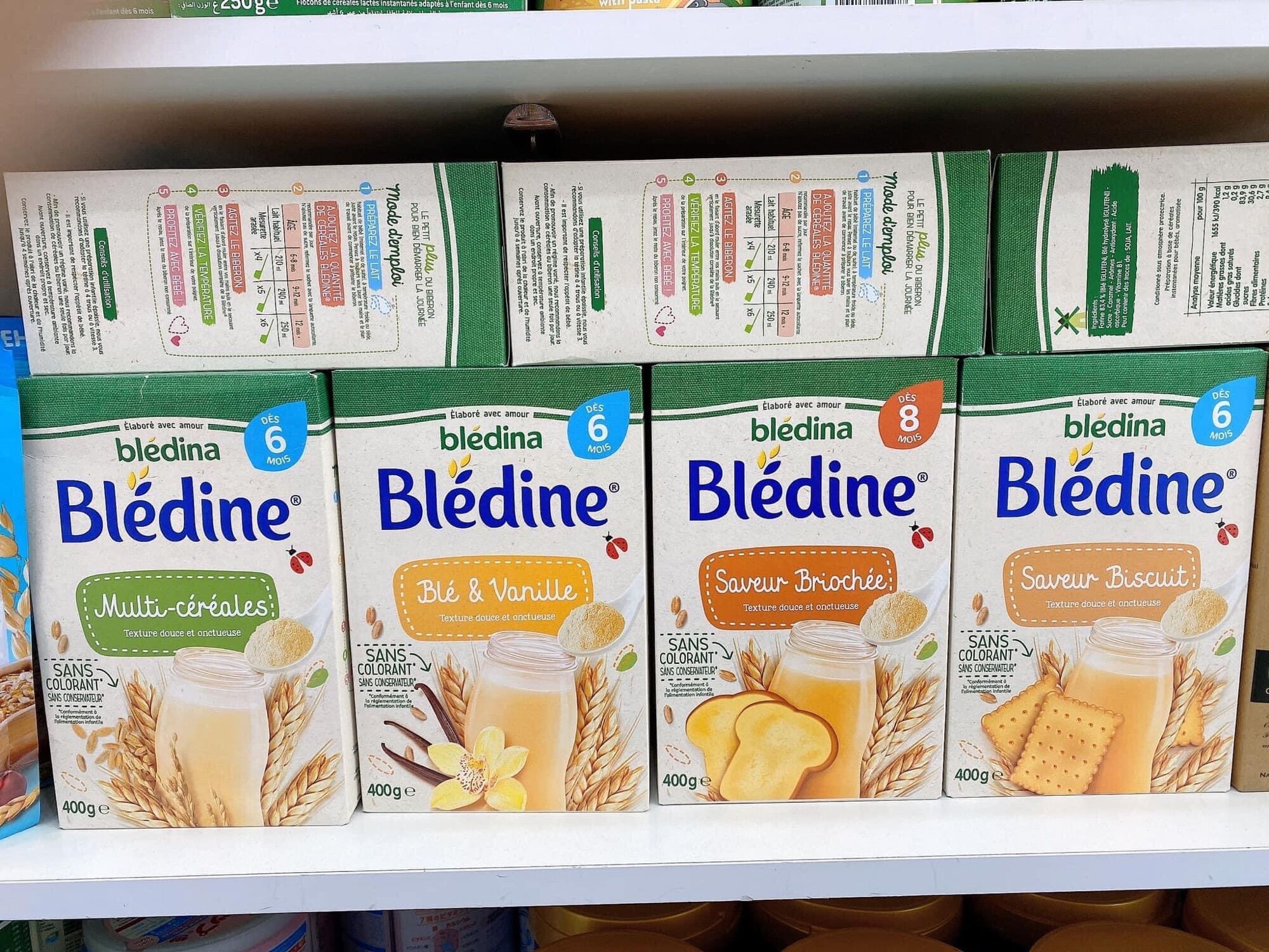 Bột lắc sữa Bledine Pháp 400g cho bé từ 6 tháng tuổi