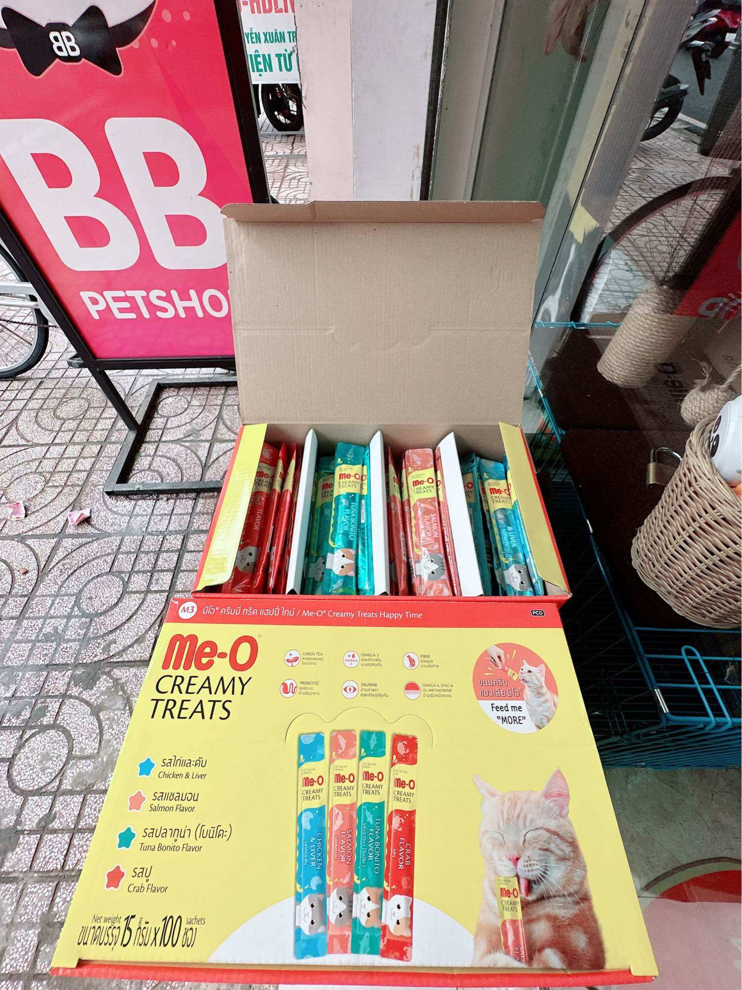 [Combo siêu rẻ, siêu tiết kiệm] Súp thưởng cho mèo Me-o 100 thanh 15g