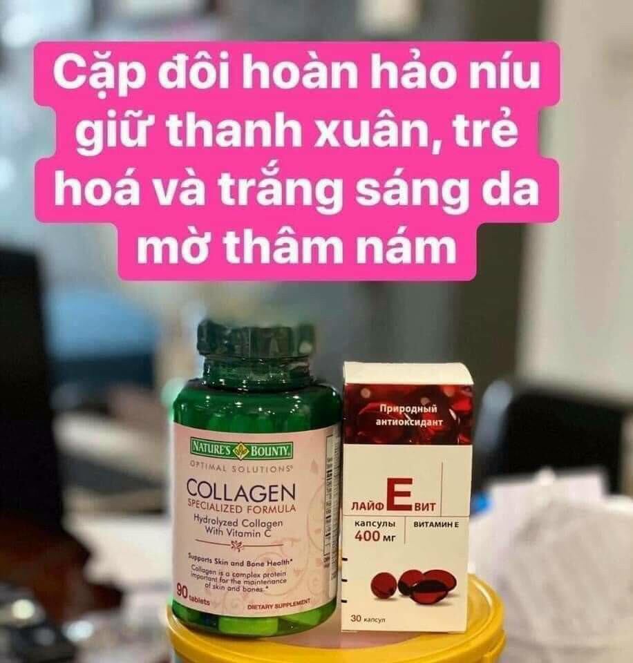 Viên Uống Vitamin E Đỏ Nga Chính Hãng