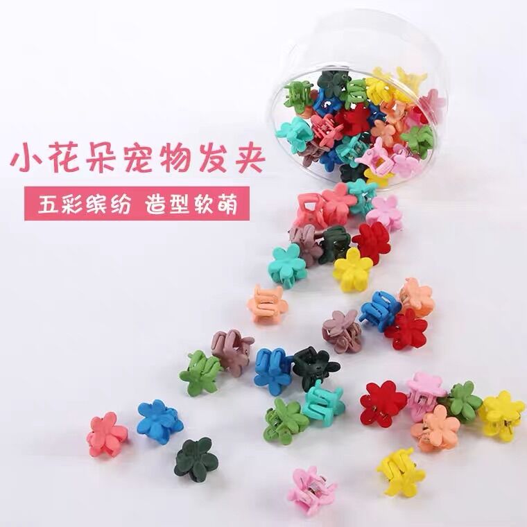 set kẹp bín tóc 2 kiểu 50 cái dễ thương cho bé gái