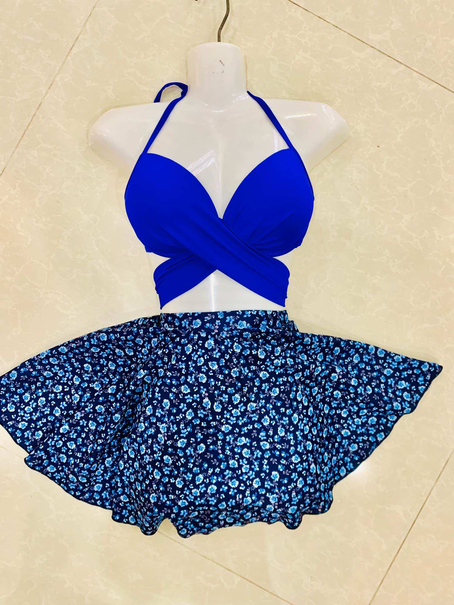 Bikini size 70-85kg cho nữ đi biển siêu tôn dáng