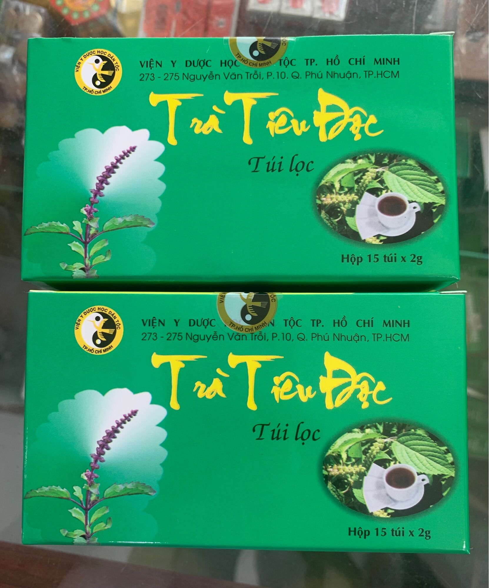 Trà tiêu độc của Viện Y Học Dân tộc (Hộp 15 túi x 2g)