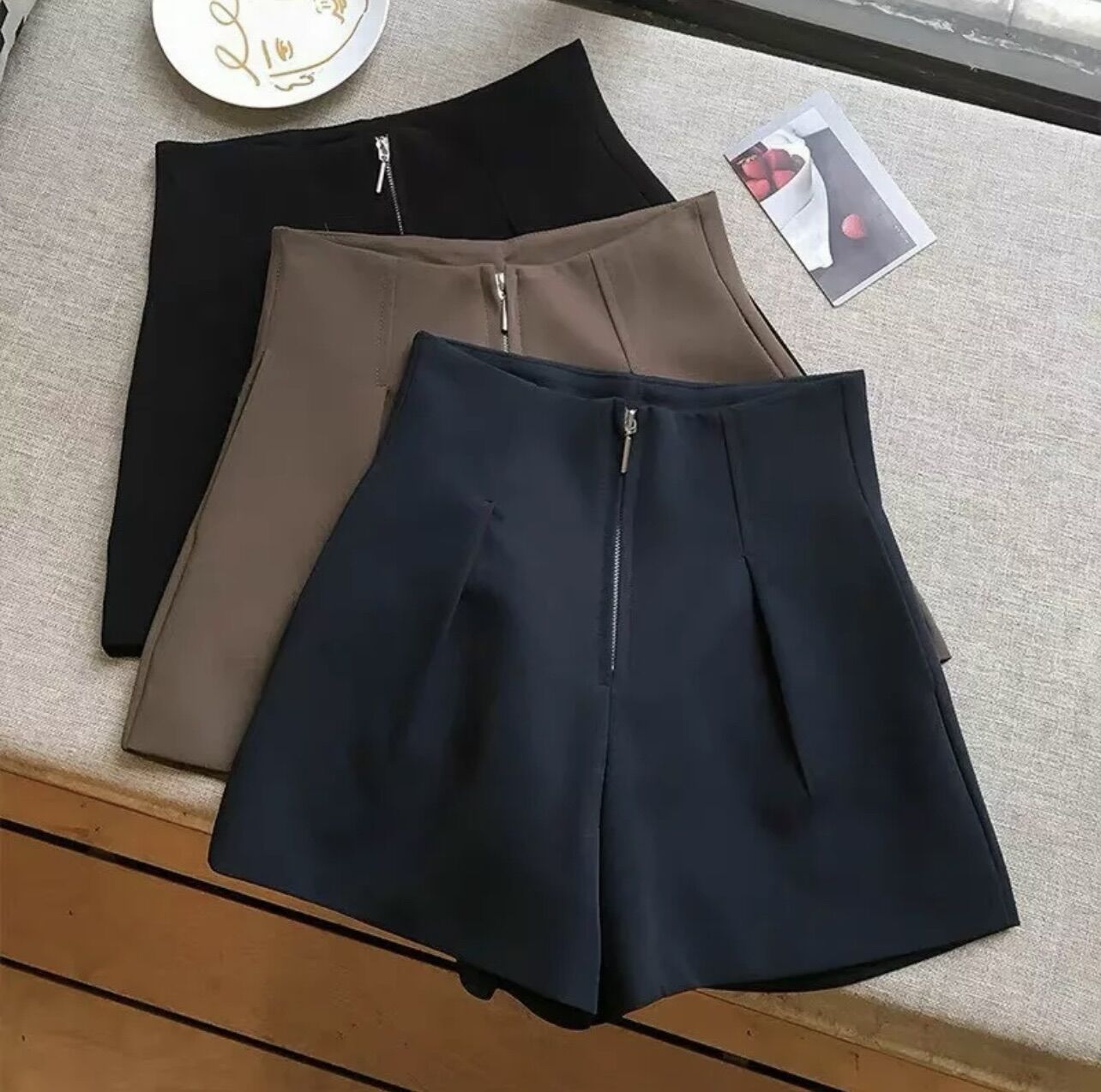 Quần short nữ khoá trước 3 màu siêu hot_sn200