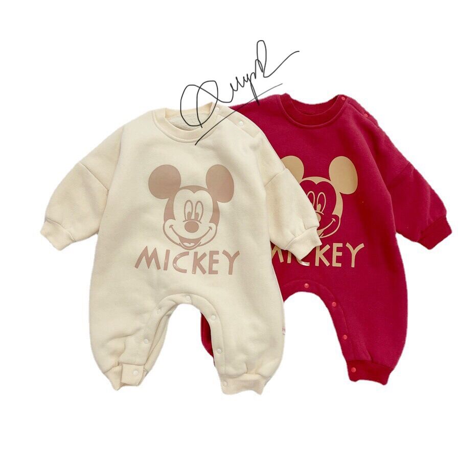 Body mickey chất cotton 4 chiều cho bé trai