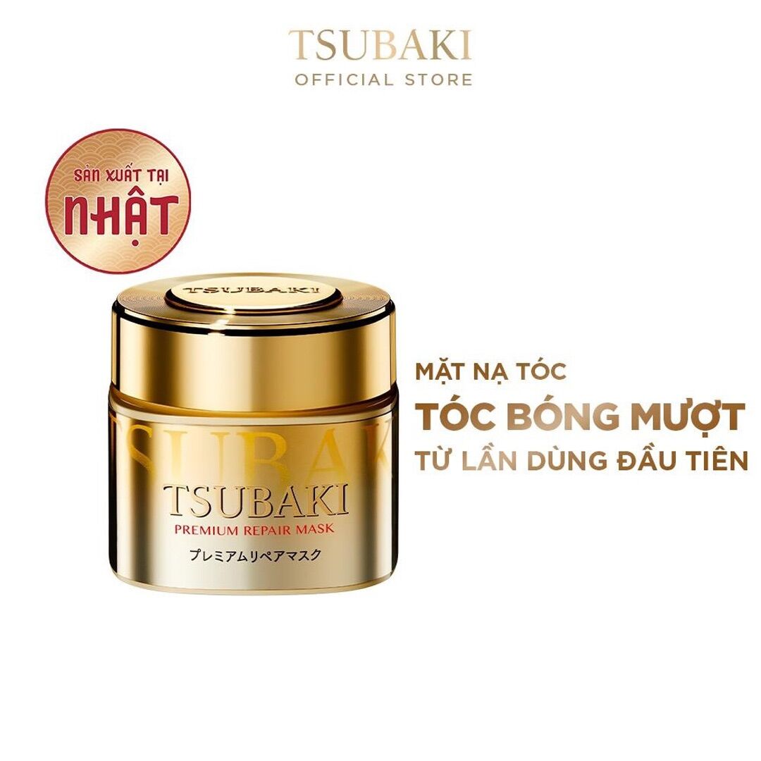 Mặt nạ tóc tsubaki cao cấp phục hồi hư tổn 180g