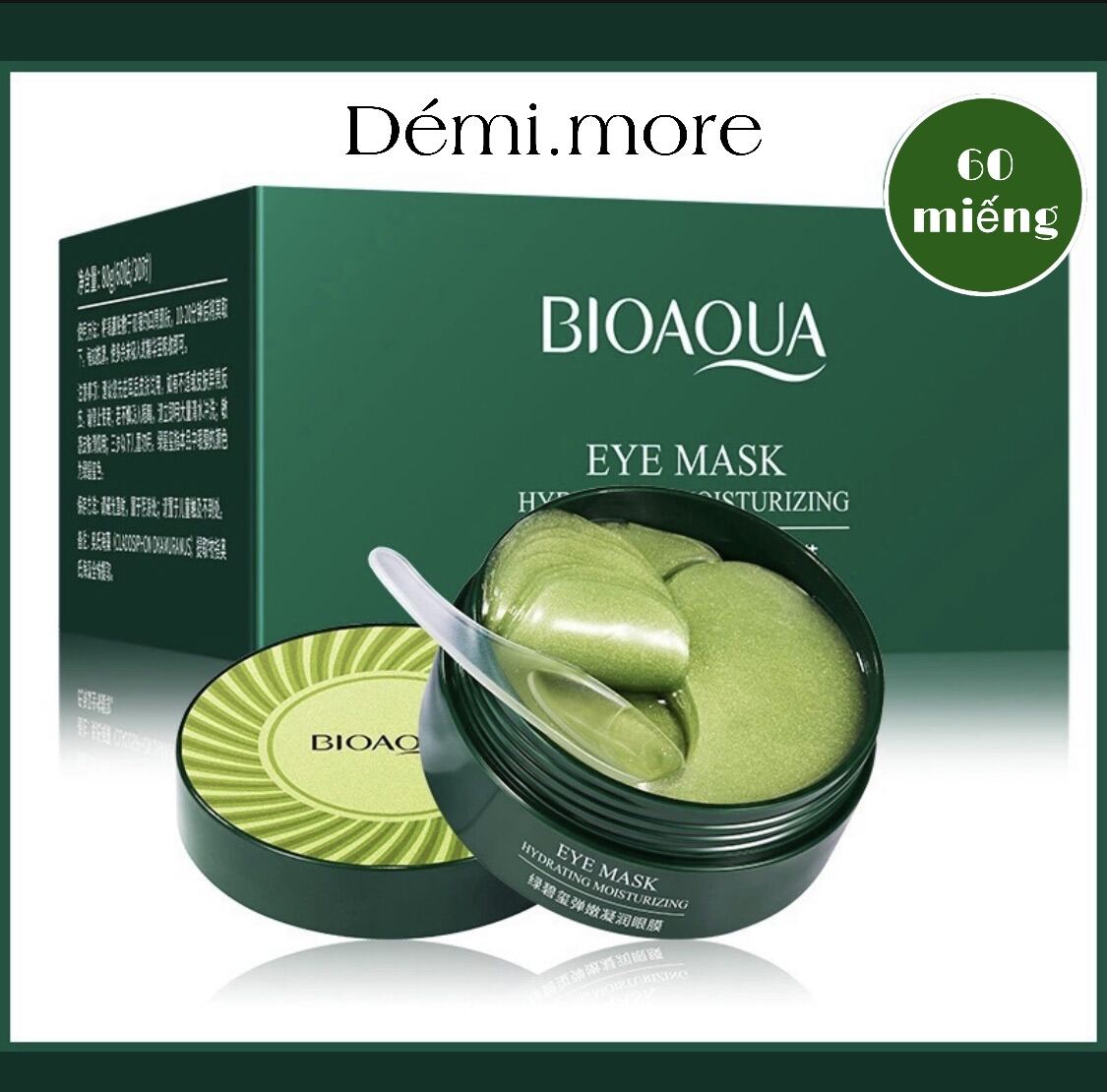 [ 60 Miếng ] Mặt Nạ Mask Mắt Bioaqua Giảm Quầng Thâm Nếp Nhăn Vùng Da Mắt