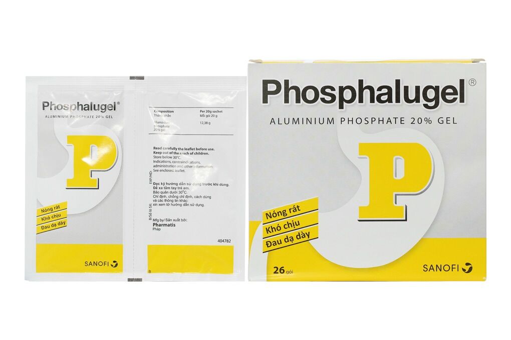 Phosphalugel gói hỗ trợ dạ dạ dày hộp 26 gói
