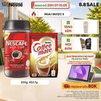 [ƯU ĐÃI THÁNG 8] Combo 1 Hũ Cà Phê Nescafé Red Cup (200g) + 1 Bột kem Nestle Coffee Mate (453.7g)