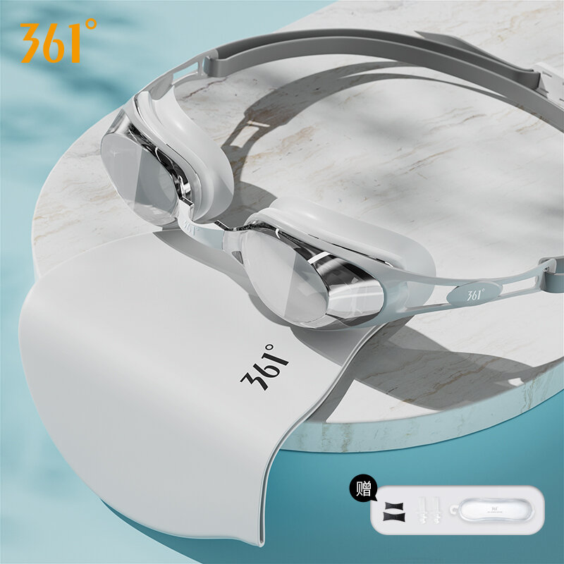Kính bơi cận thị 361 độ kính bơi nam hd chống sương mù chống nước trang bị bơi thiết bị bơi cho nữ kính bơi