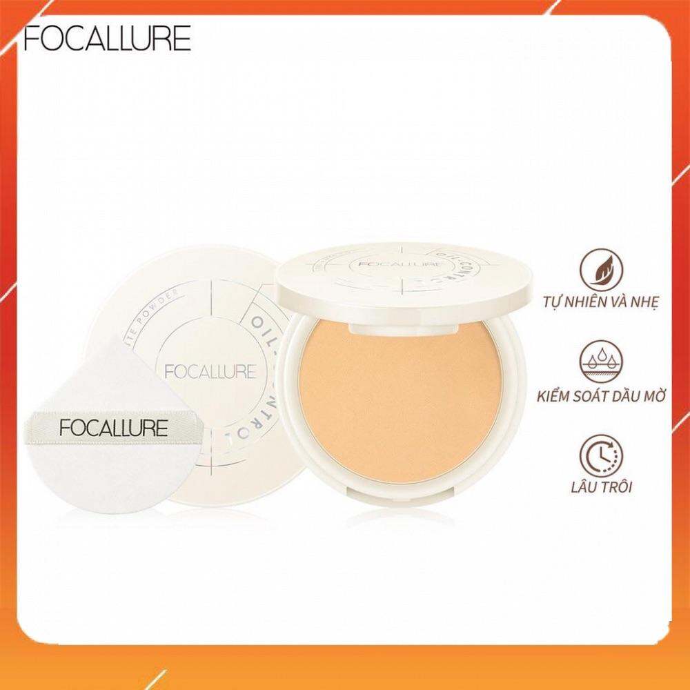 Phấn phủ Focallure  trang điểm tự nhiên kiềm dầu chống nước lâu