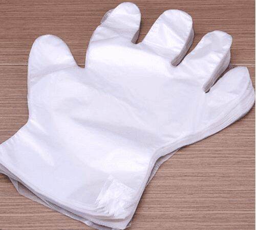 Găng tay nilong dùng 1 lần bộ 40-50 cái 100g