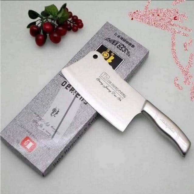 Dao inox chặt xương đúc nguyên khối