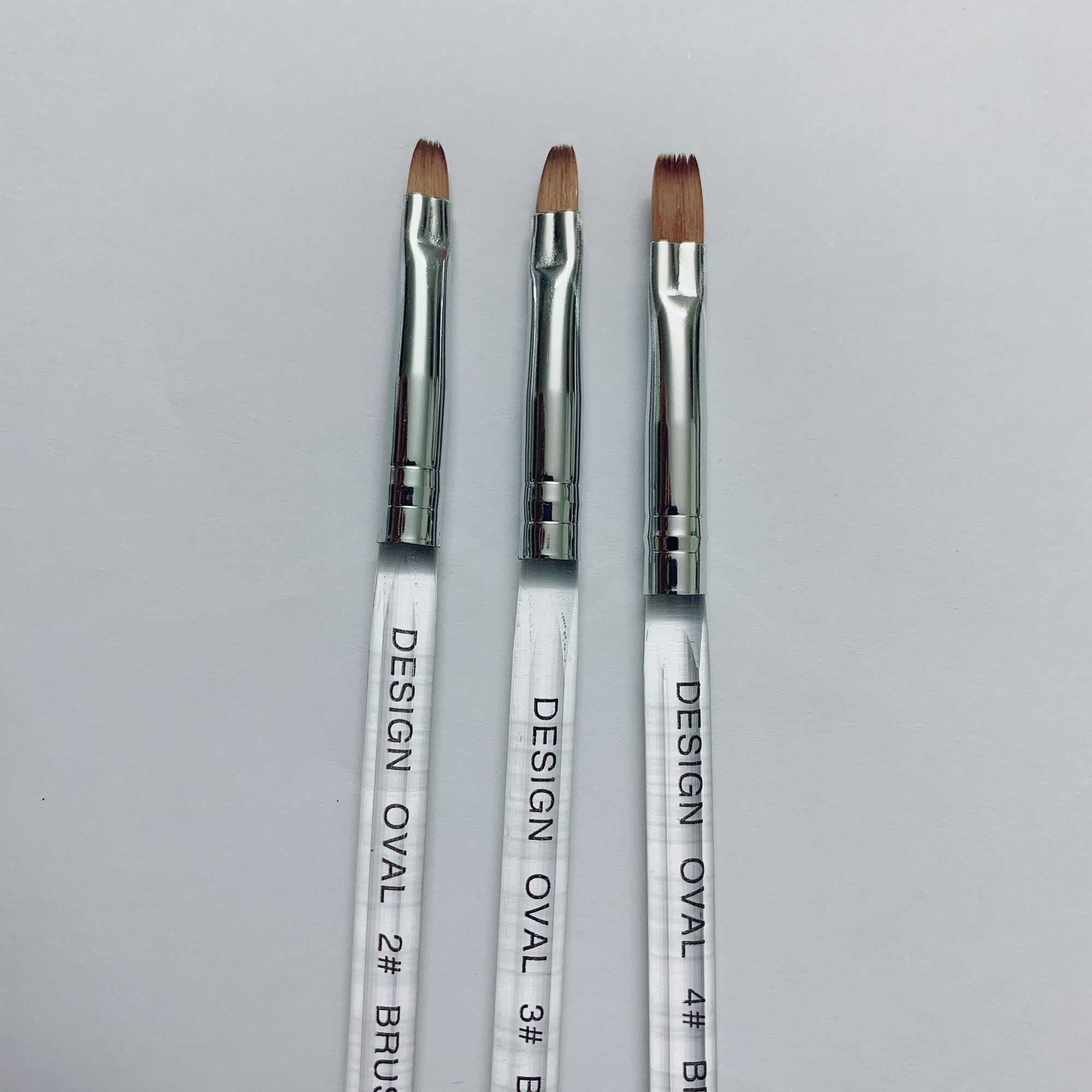 Cọ bản, cọ đắp gel cán trong