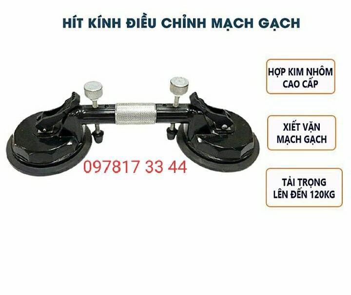 Dụng cụ hít gạch, kính có điều chỉnh mạch gạch